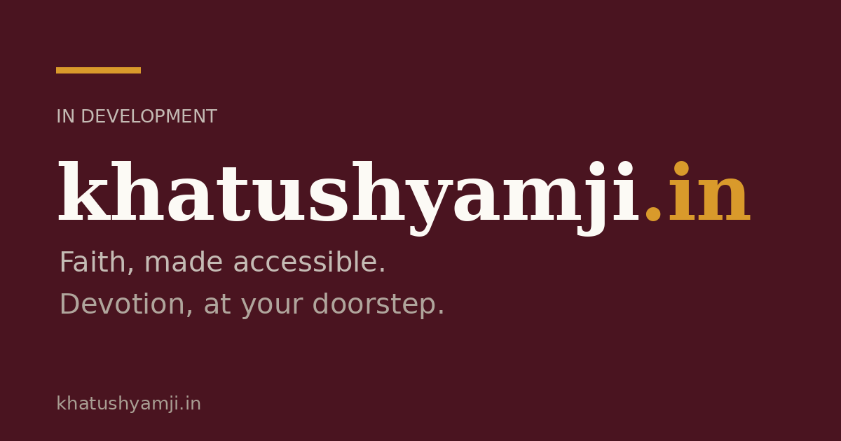 Link preview image for khatushyamji.in